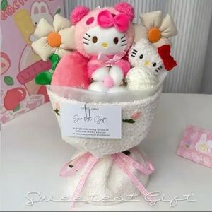 Sanrio Kuromi Plush Kt Flower Bouquet